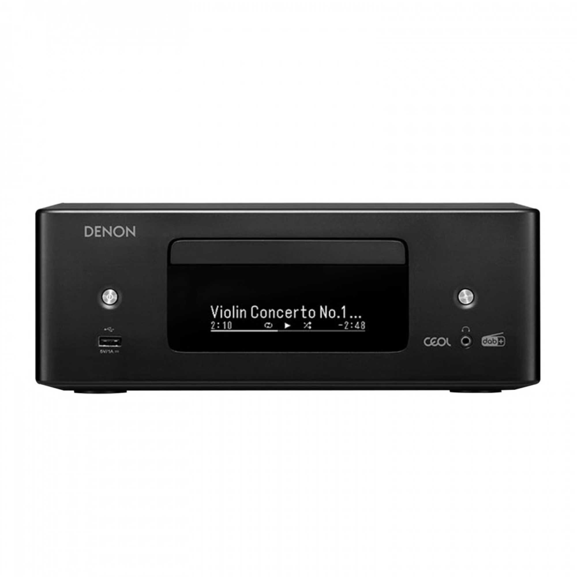 Denon RCD-N12 DAB Network Mini System - Black