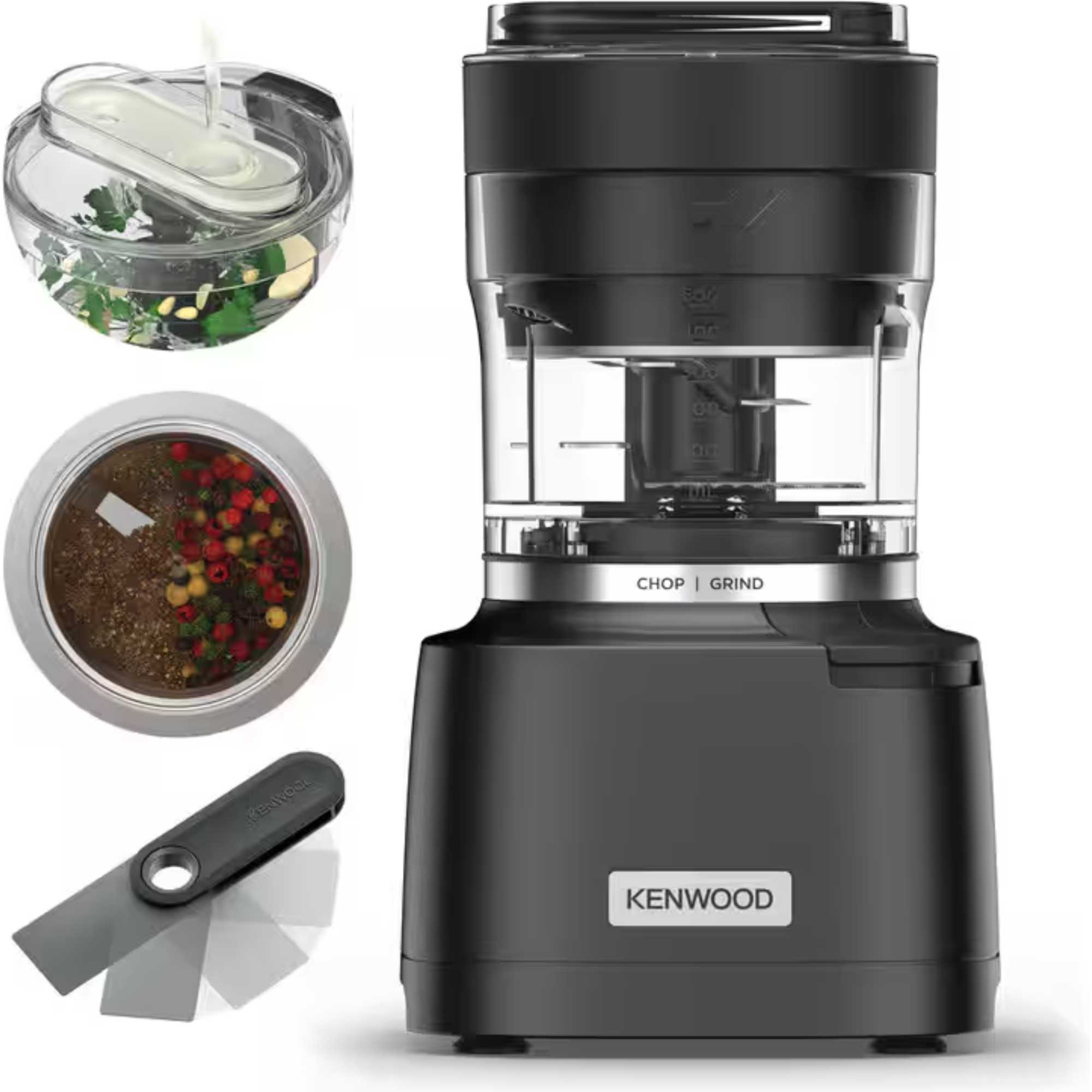 Kenwood Duo Prep 2-in-1 Chopper/Grinder - Black - CHP80