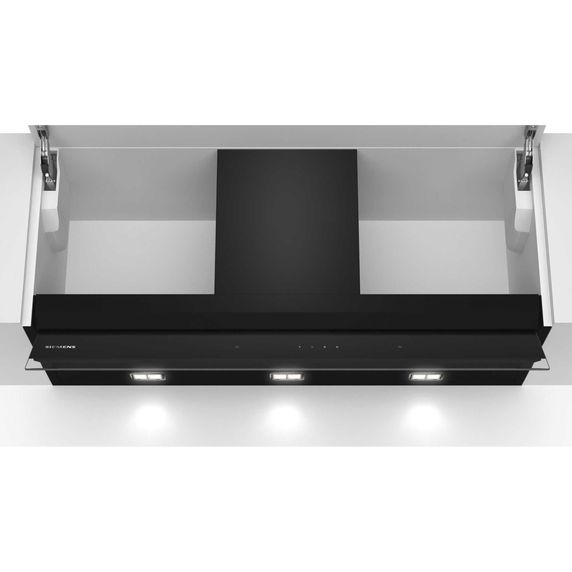 Siemens LJ97BAM60B 90cm Built-in Cooker Hood - Black