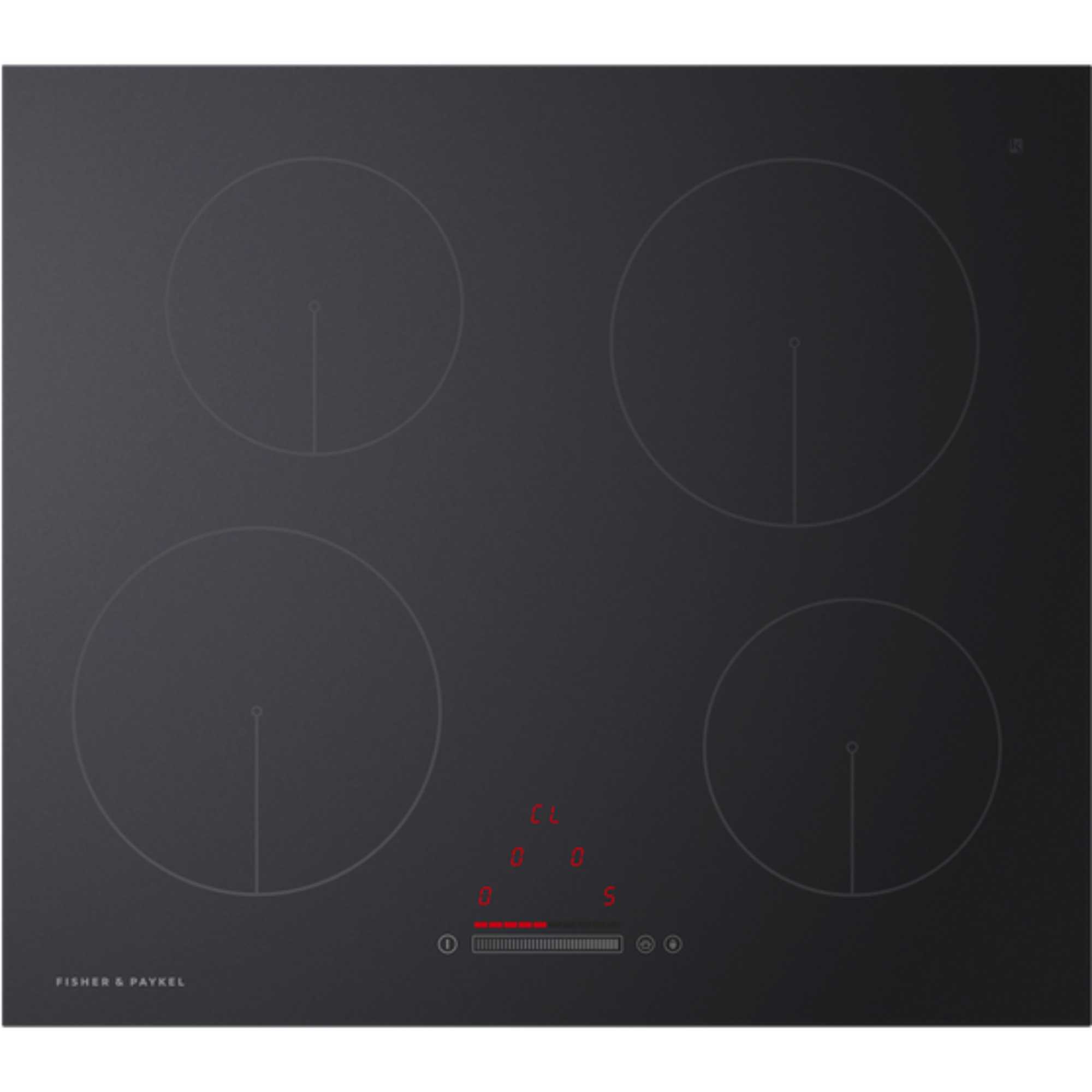 Fisher & Paykel CI604CTB1 Series 5 60cm 4 Zone Induction Hob - Black