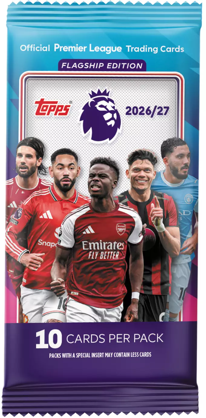 Topps Flagship Premier League 2026 - 27 Packets CDU Trading Cards