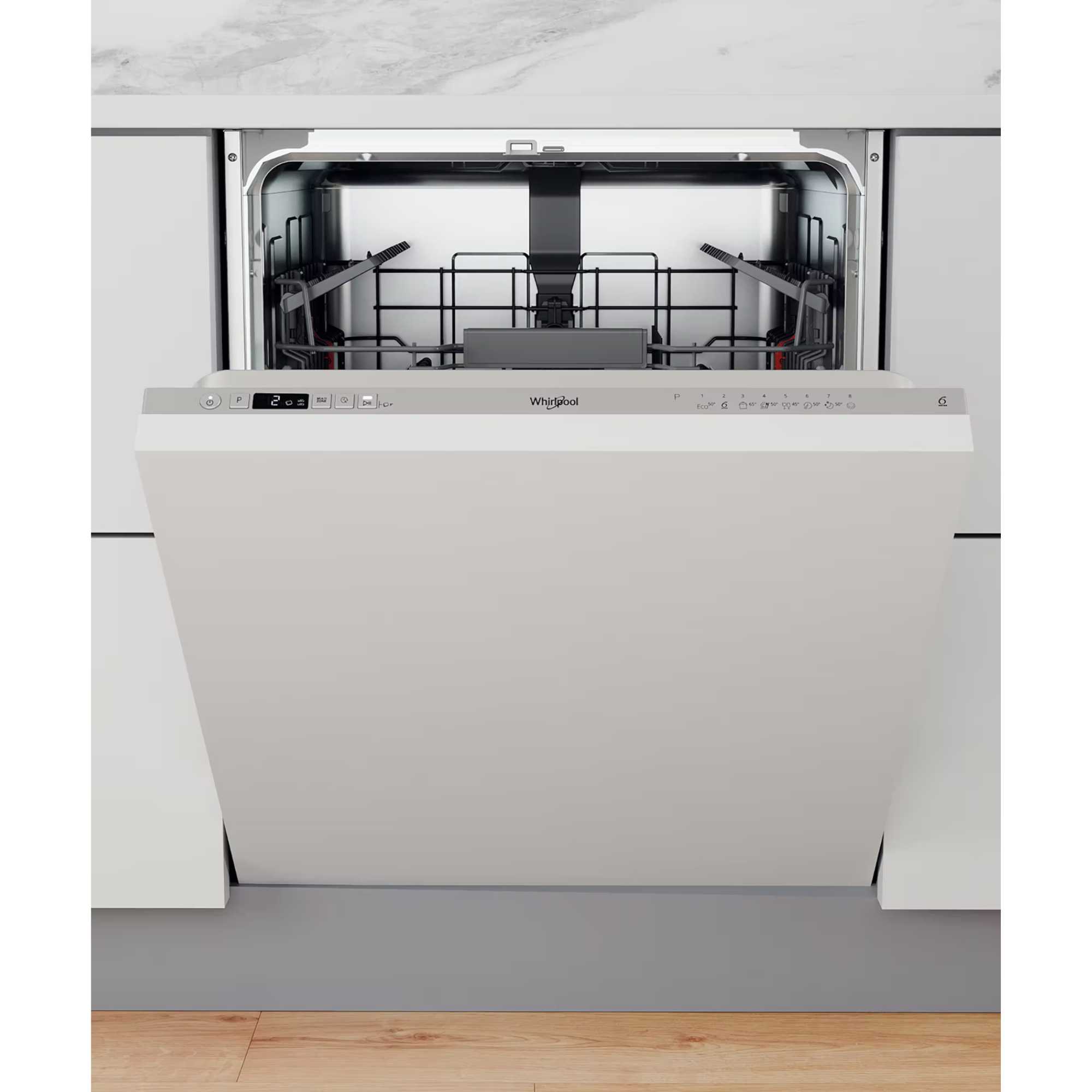 Whirlpool Fully Integrated Full-Sized Dishwasher - WIC 3C26 N UK