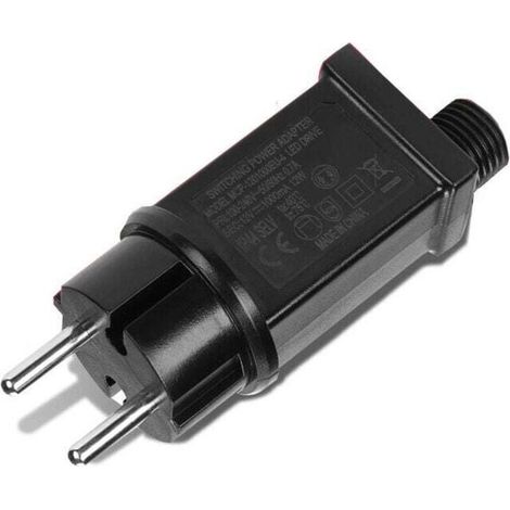12V LED Power Supply, IP44 LED Transformer, Low Voltage LED Adapter Driver for Christmas Lights, String Lights