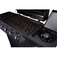 CosmoGrill 4+1 Large Outdoor Gas Barbecue BBQ Grill plus Side Burner W/Cover