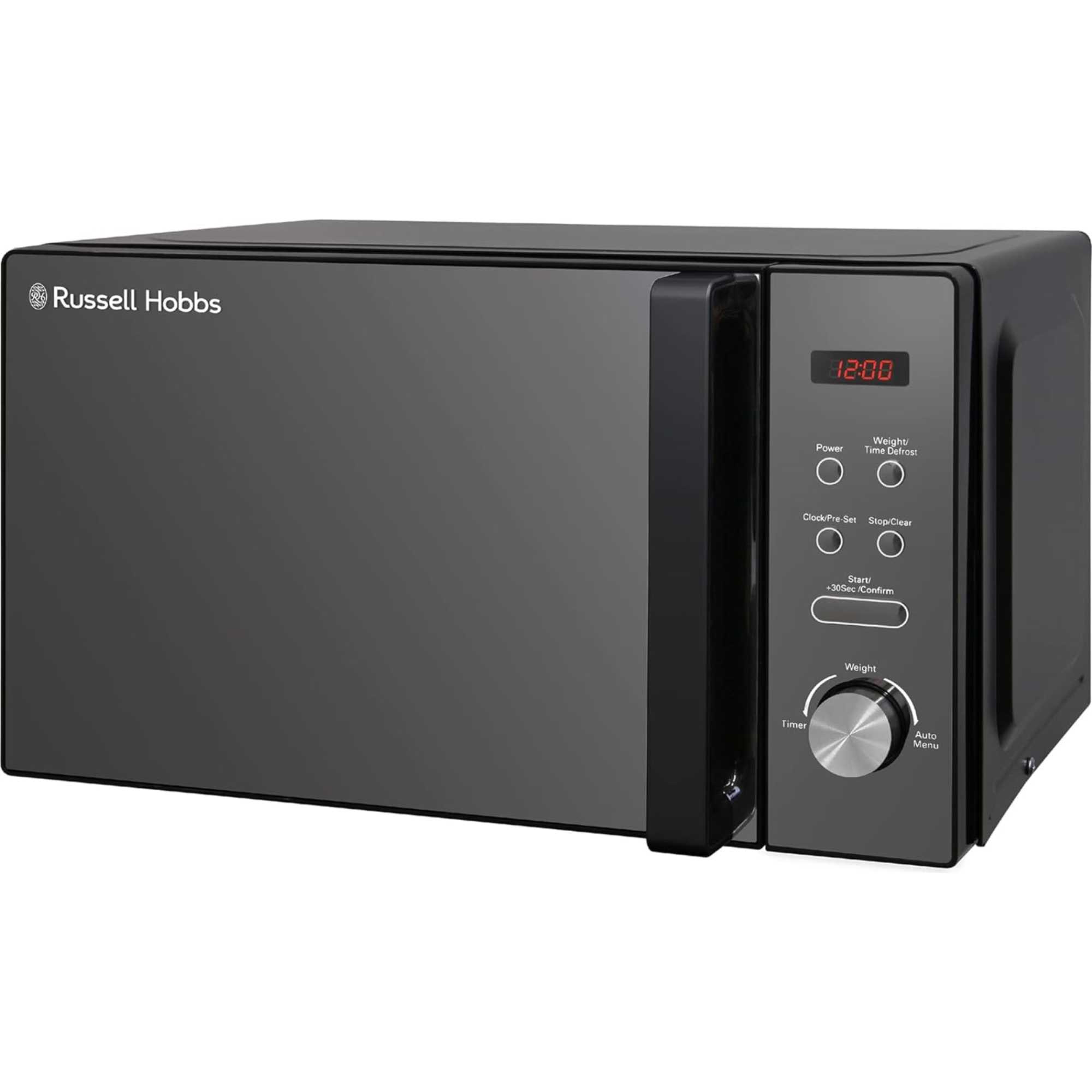 Russell Hobbs RHM2076B 800W 20l Solo Microwave - Black