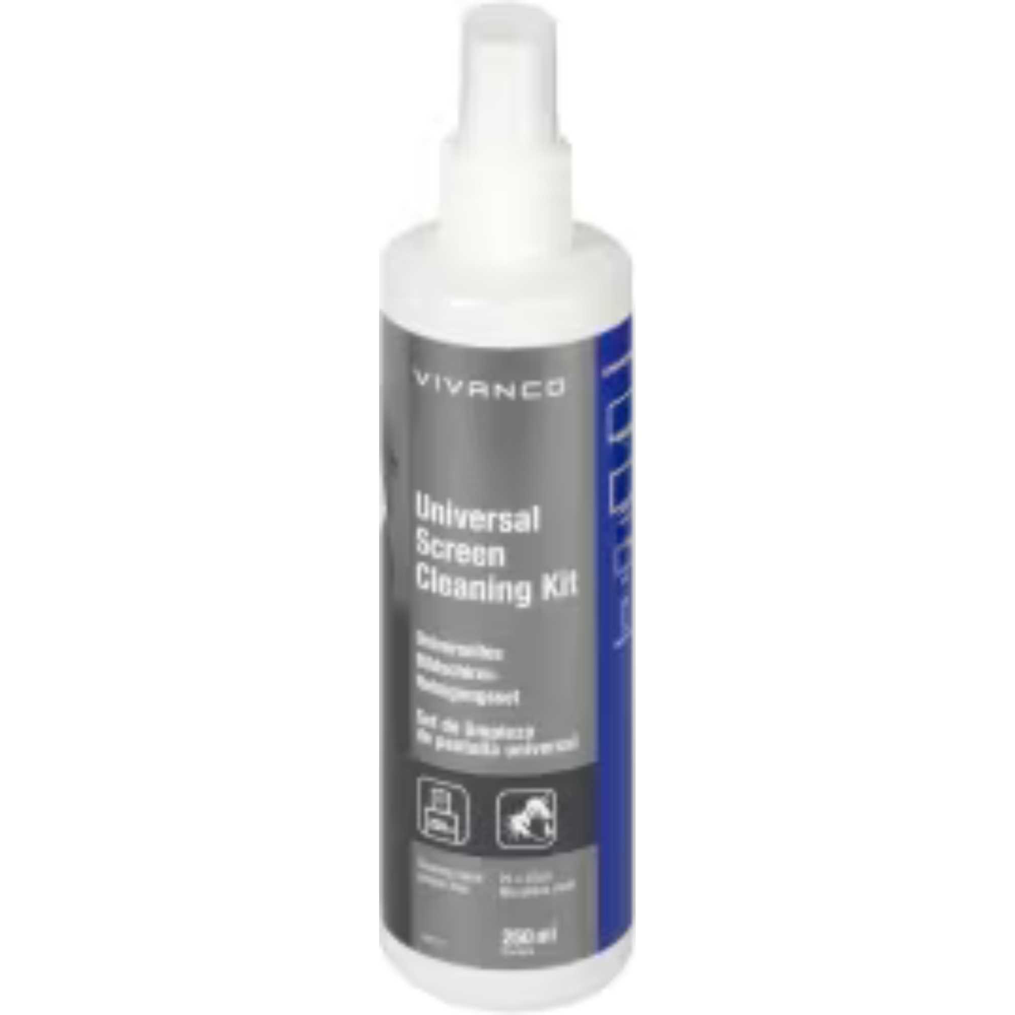 SCREENCLEAN250 250ml Universal Screen Cleaning Kit with Microfiber Cloth | VIV