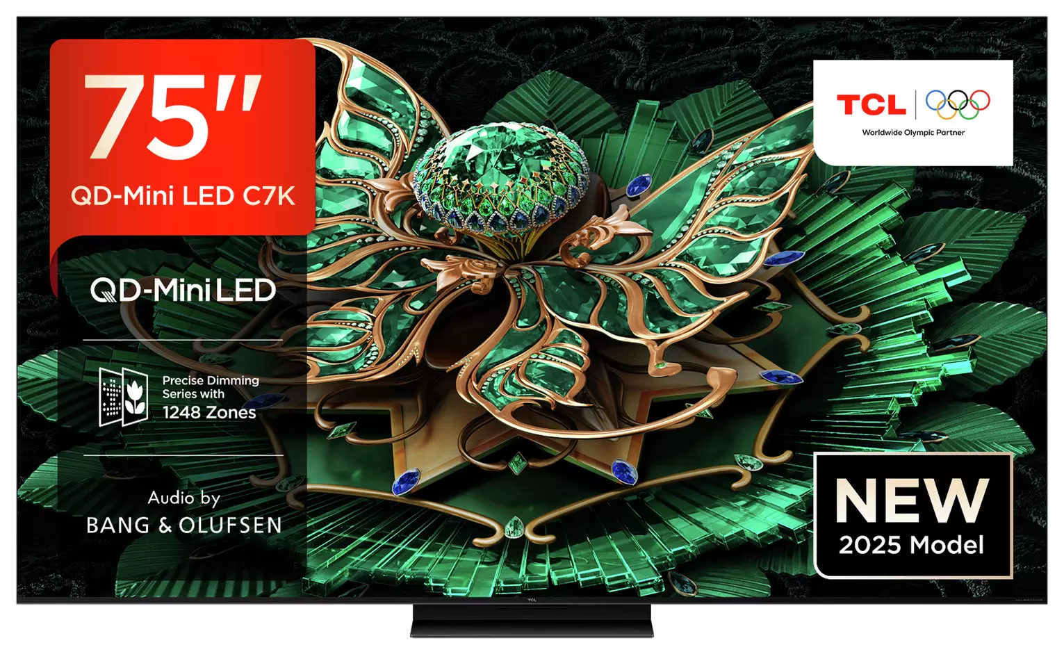 TCL 75 Inch 75C7K Smart 4K Ultra HD HDR QD-Mini LED TV