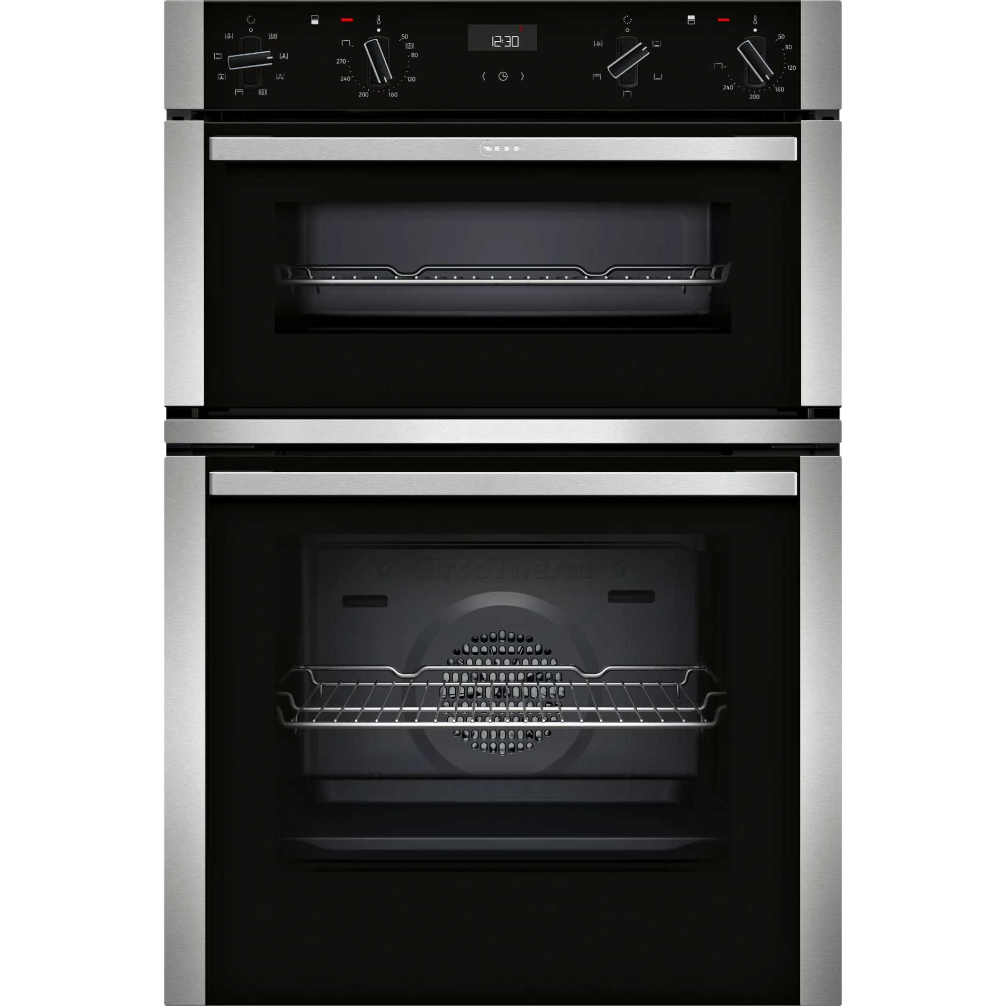 NEFF N 50 U1ACE2AN3B Built-In Double Oven - Stainless Steel