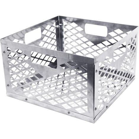 Stainless steel charcoal basket, large charcoal basket, fuel basket, charcoal basket, outdoor camping accessories