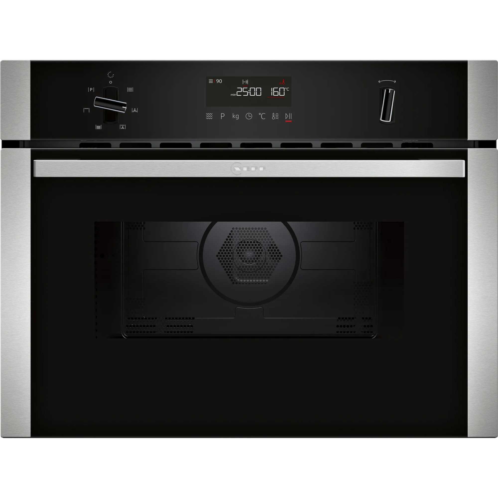 NEFF C1AMG84N1B N 50 60mm 900W Built-In Microwave Oven - Stainless Steel