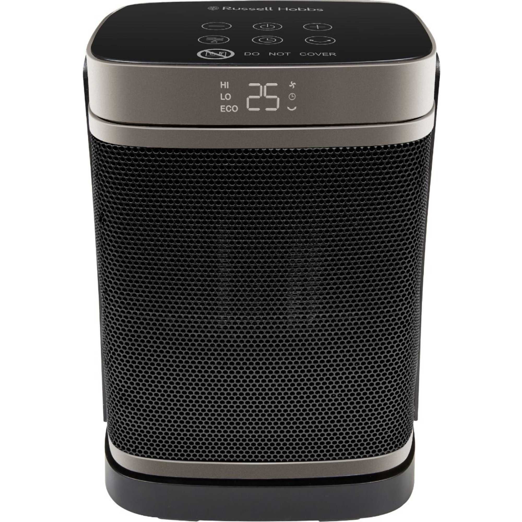Russell Hobbs RHCH2001G Ceramic Fan Heater - Black & Gold