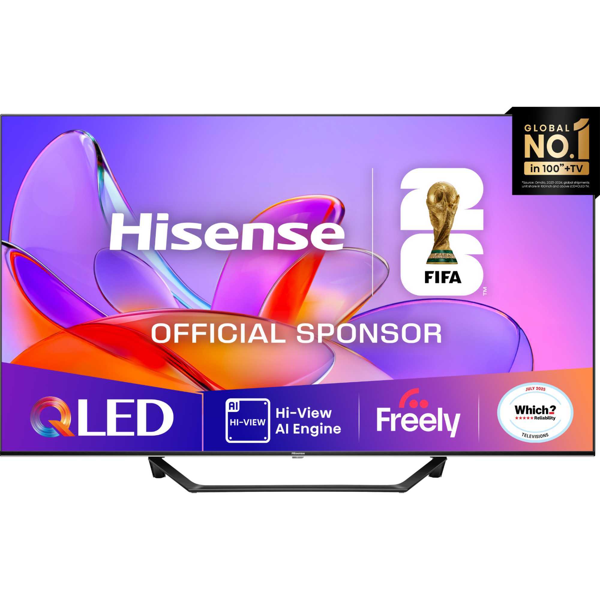 43" HISENSE 43A7QTUK Smart 4K Ultra HD QLED TV