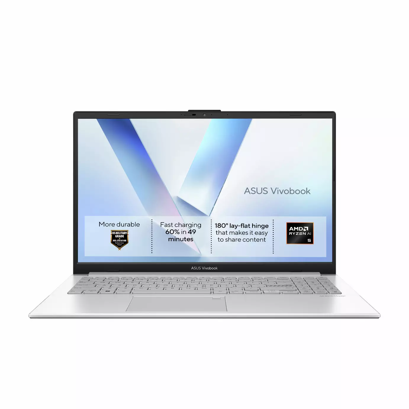 ASUS Vivobook Go 15 15in R5 16GB 512GB Laptop - Silver