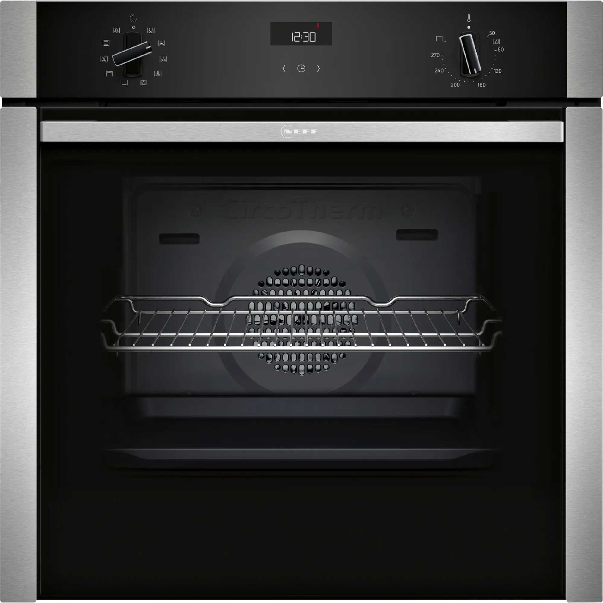 NEFF N 50 B3ACE4AN3B Slide&Hide Built-In Single Oven - Stainless Steel