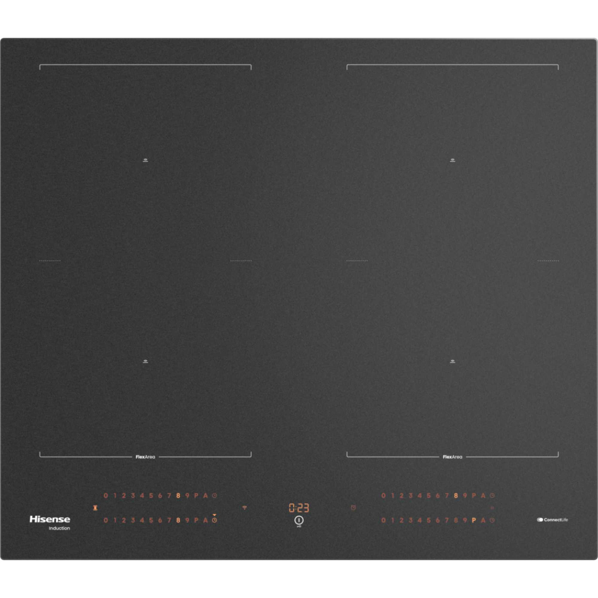 Hisense HI6443SRWF Hi8 60cm 4 Zone Induction Hob - Matt Black