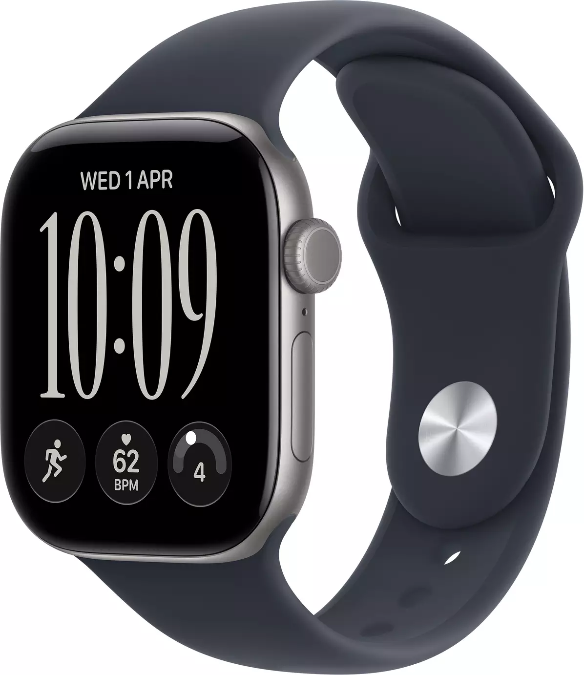 Apple Watch Series 12 GPS 42mm Aluminium Case Blue Sport Band - M/L