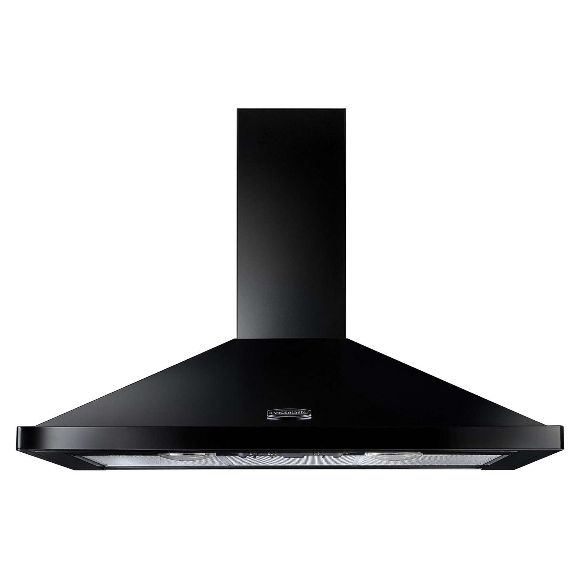 Rangemaster\\ LEIHDC90BB 900mm Chimney Cooker Hood - Black
