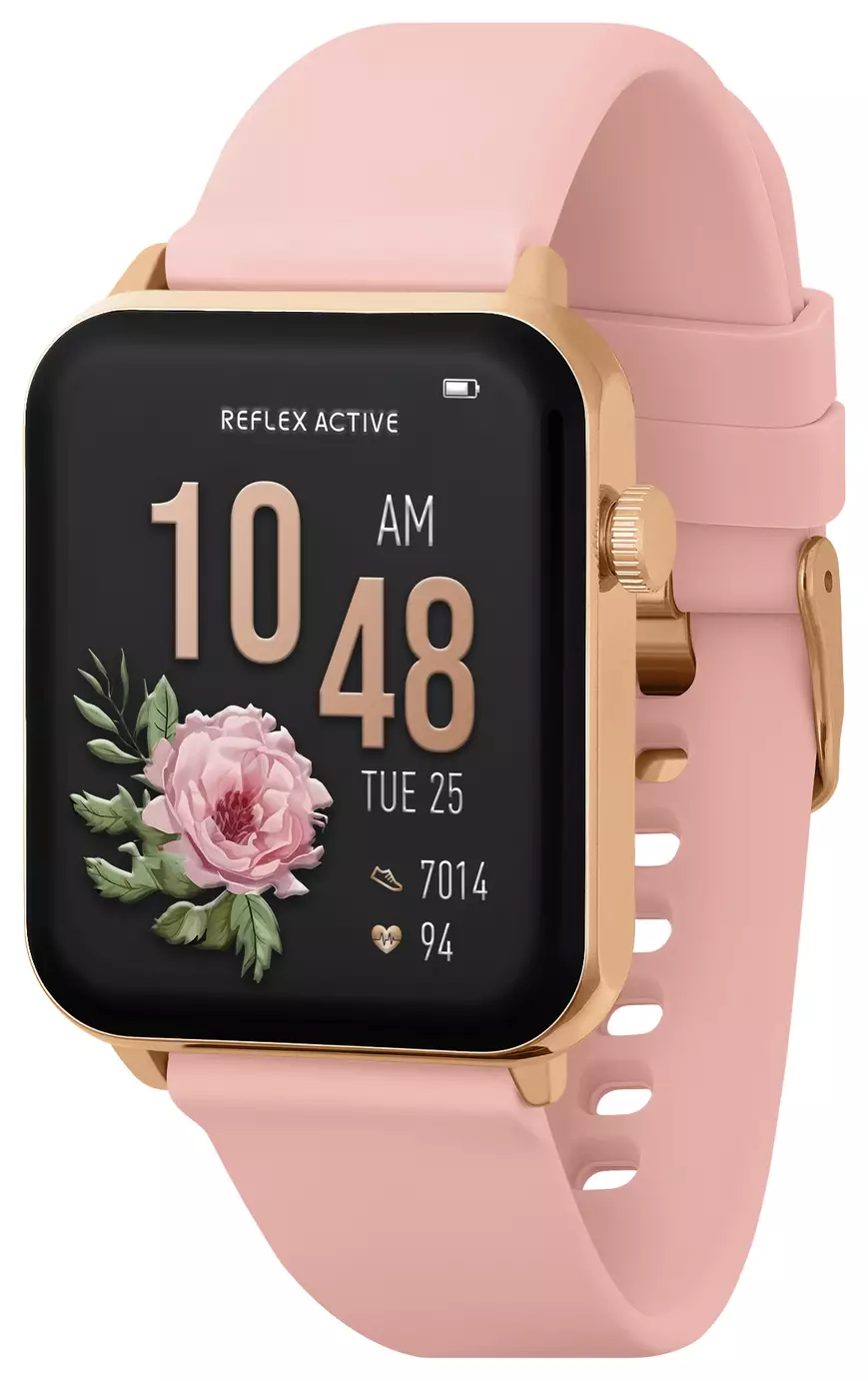 Reflex Active Series 30 Amoled Pink Calling Smart Watch