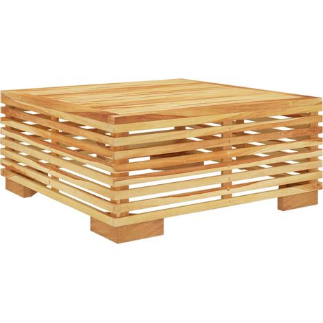 Garden Coffee Table 69.5x69.5x31 cm Solid Wood Teak vidaXL