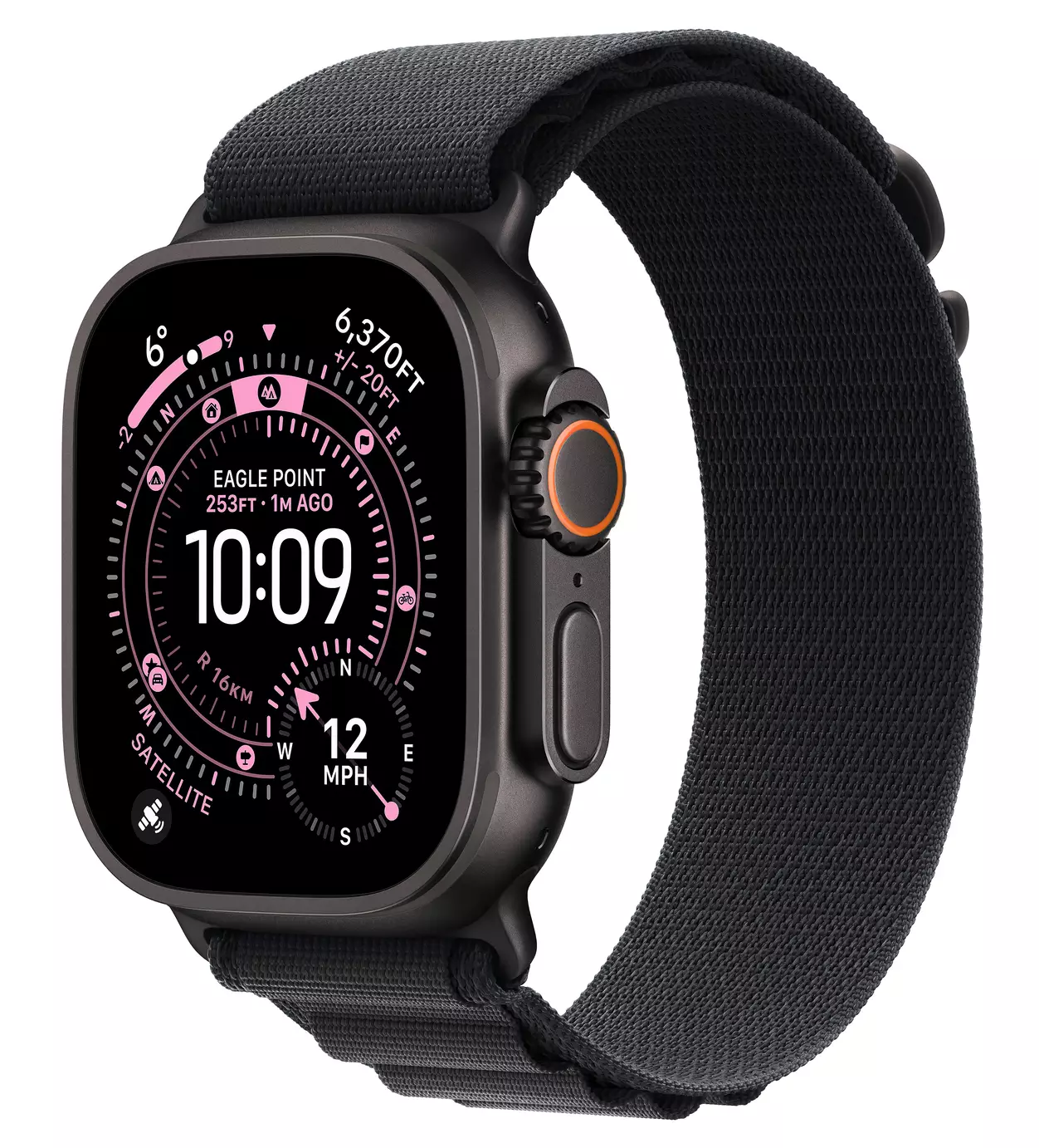 Apple Watch Ultra 3 GPS+Cell 49mm Black Alpine Loop - L