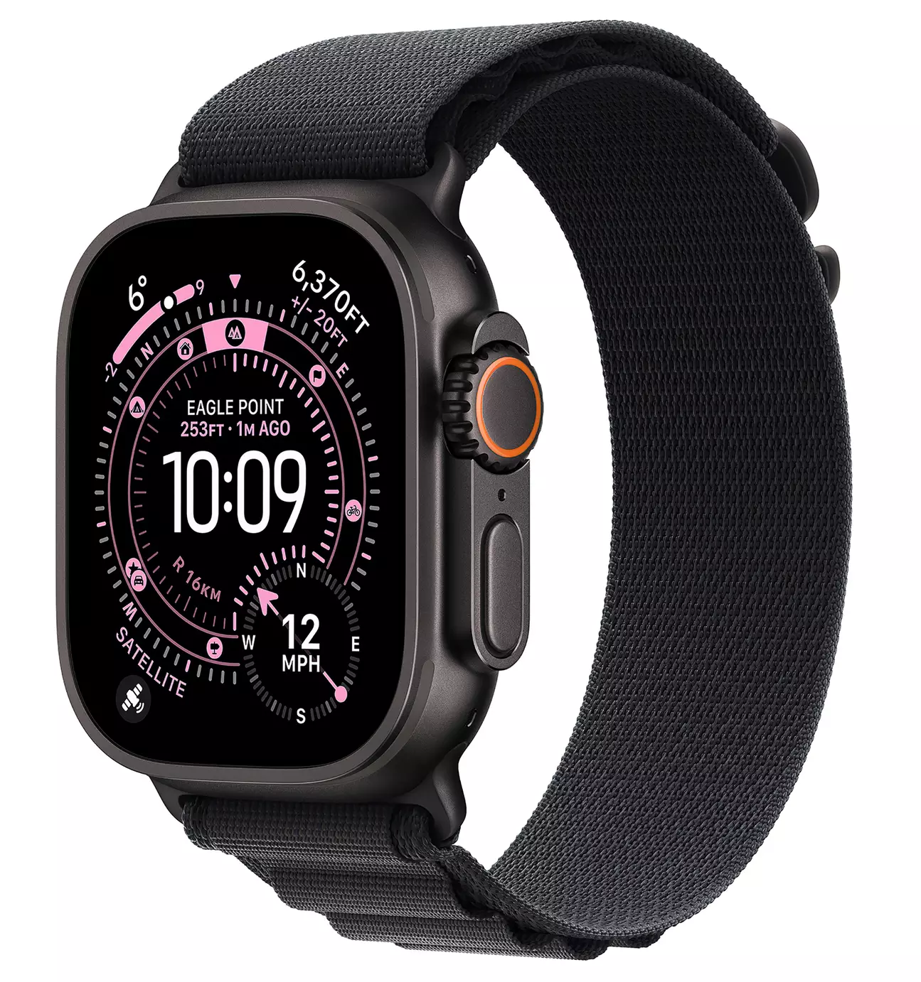Apple Watch Ultra 3 GPS+Cell 49mm Black Alpine Loop - M