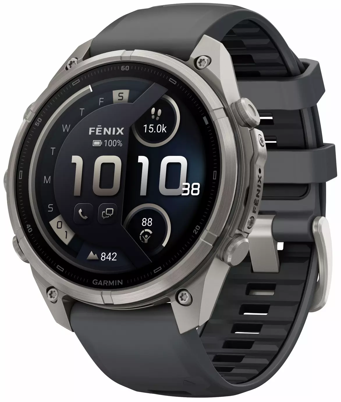 Garmin fenix 9 Pro 47mm inReach Multisport GPS Smart Watch - Graphite/Black
