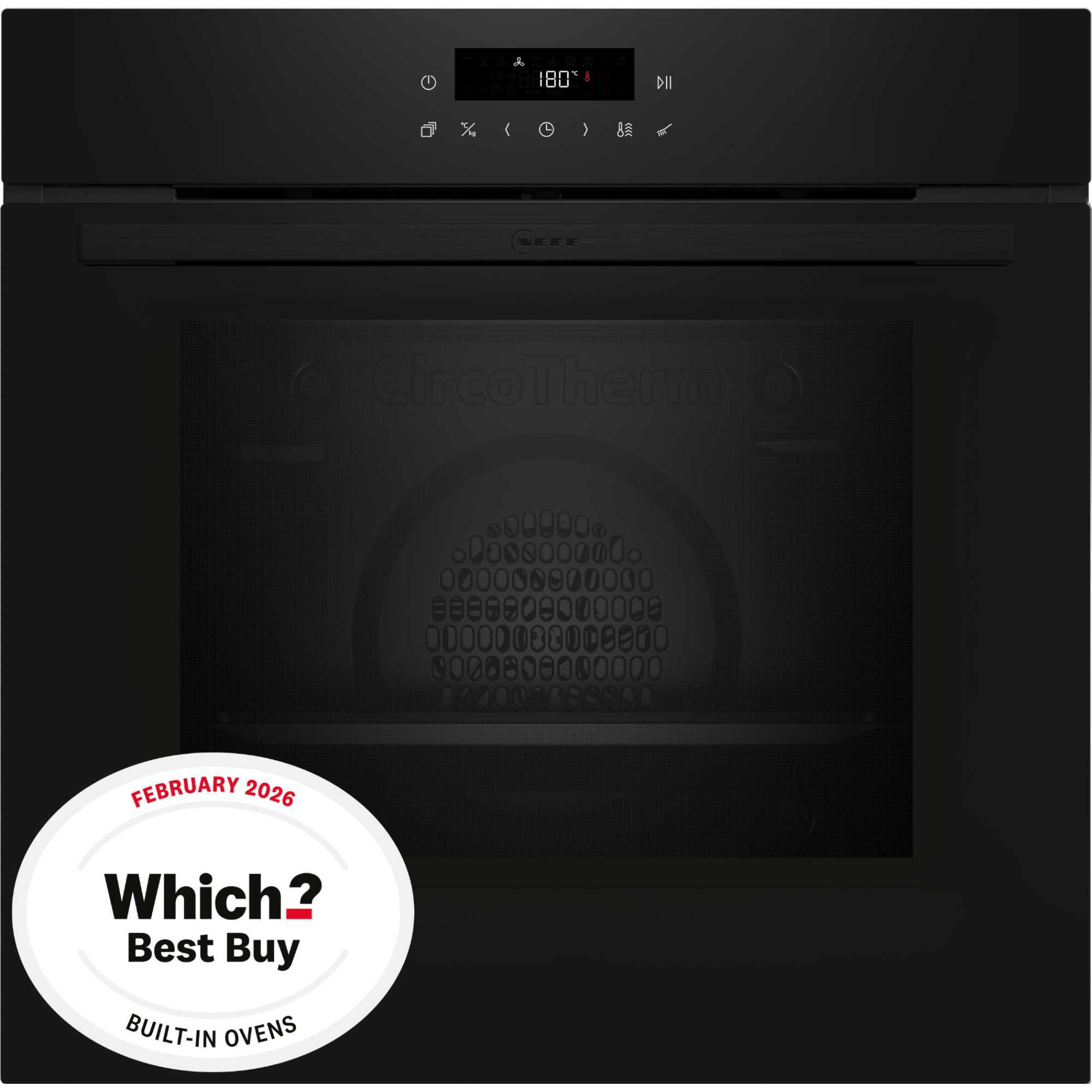 NEFF N 30 B2CCJ7AK0B Built-In Single Oven - Black