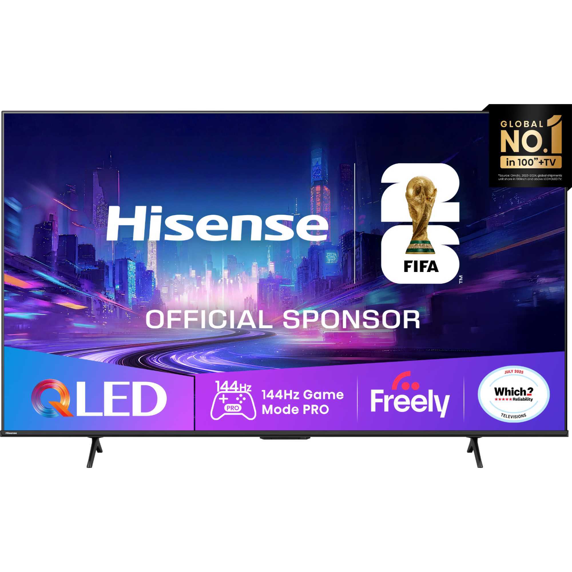 Hisense 55E7QTUK PRO 55" Master Series 4K QLED Smart TV