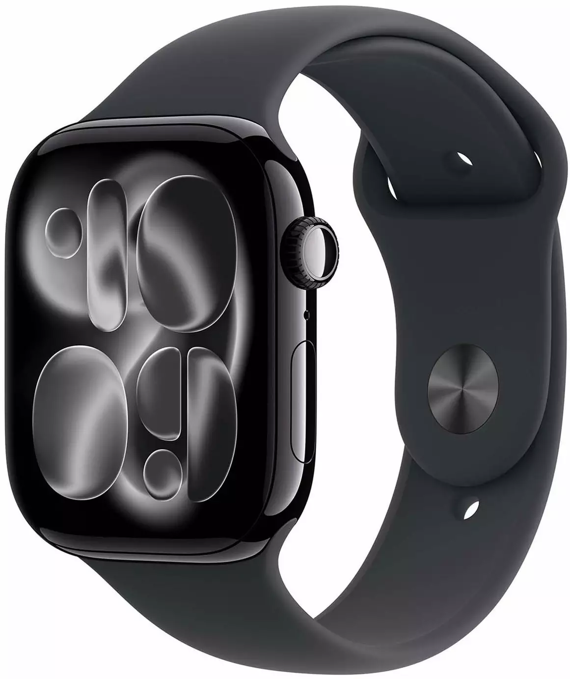Apple Watch Series 11 GPS+Cell 46mm Black Sport Band - S/M