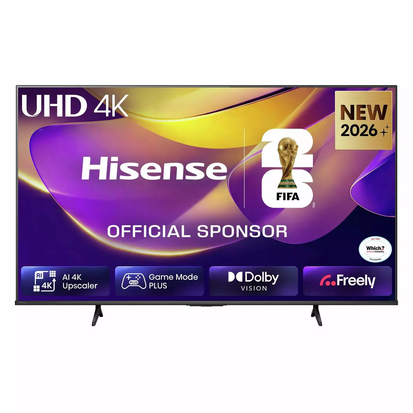 Hisense 65 Inch 65E6STUK Smart 4K UHD HDR Freely AI TV