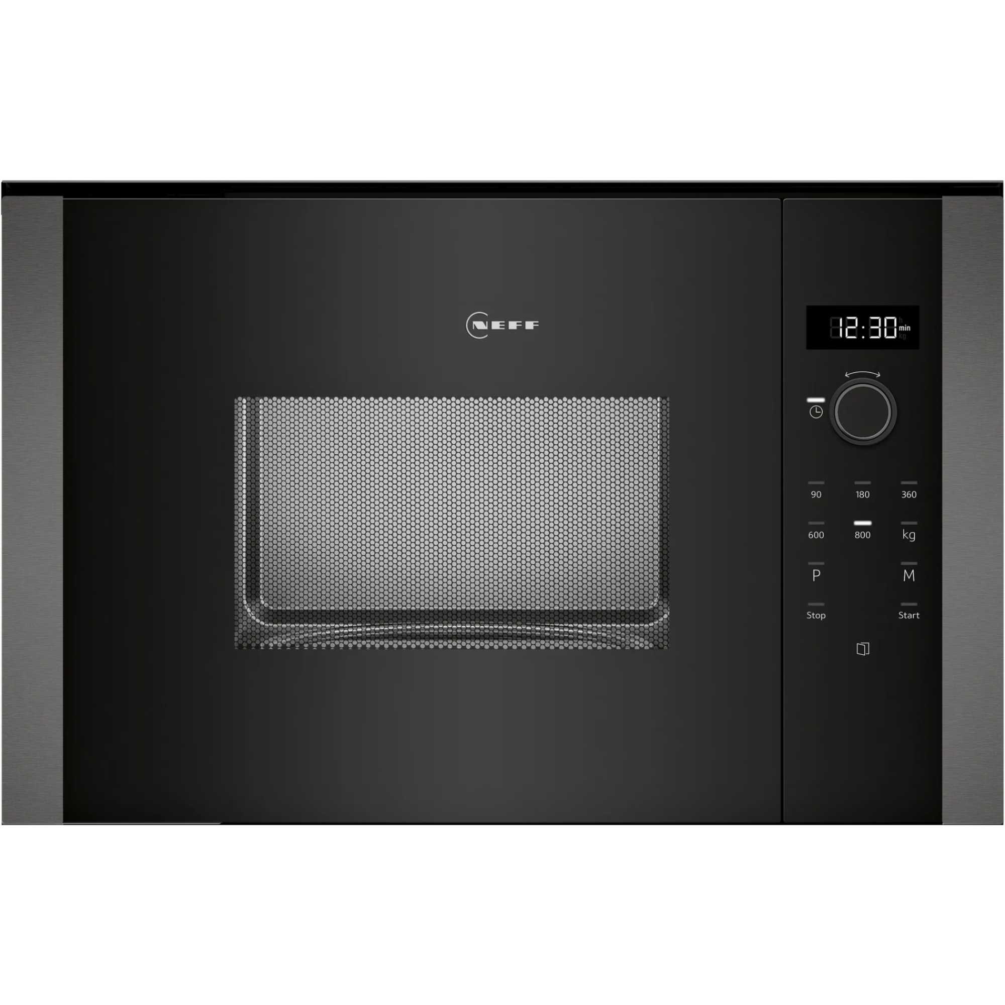 NEFF HLAWD23G0B 20L Built-in Microwave 7 Programmes - Graphite Grey