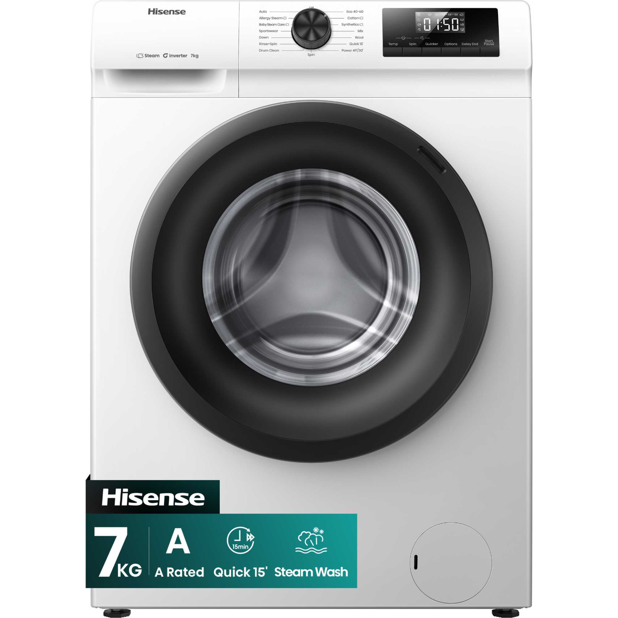 Hisense 7kg 1200rpm Washing Machine