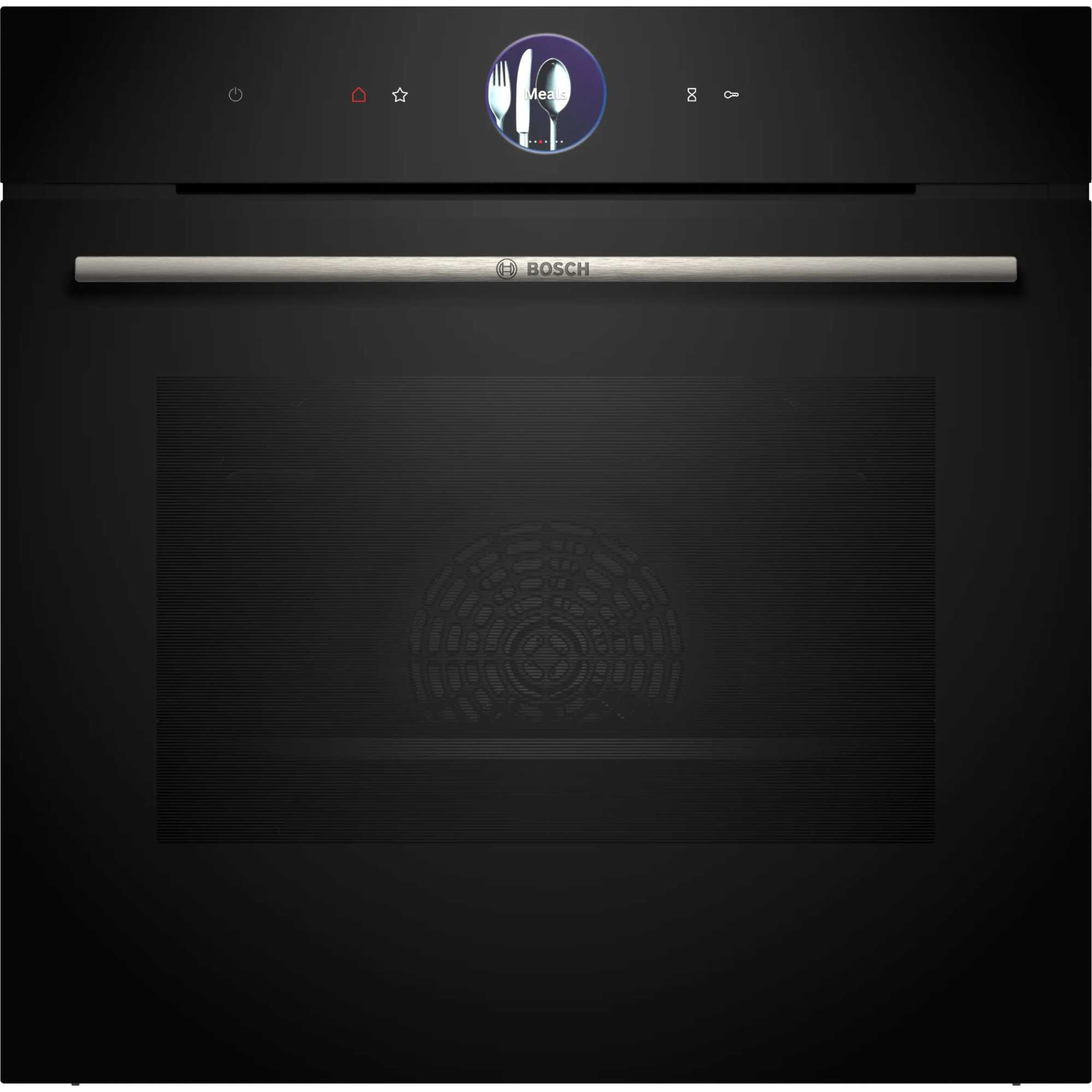 Bosch Series 8 HBG7764B1B Built-In Smart Single Oven with Air Fry Function - Black