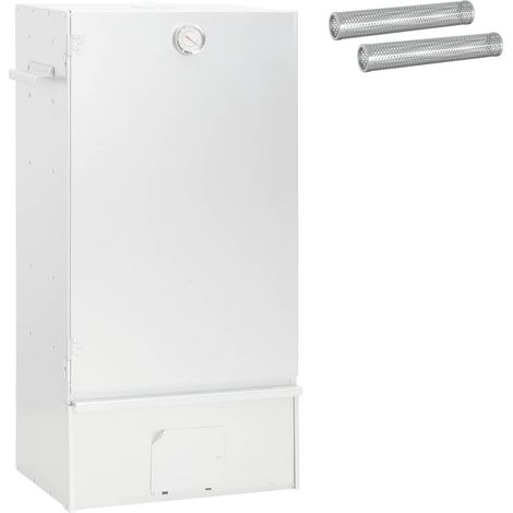Smoker Oven 3 pcs 44.5 x 29 x 83 cm Galvanised steel Silver vidaXL