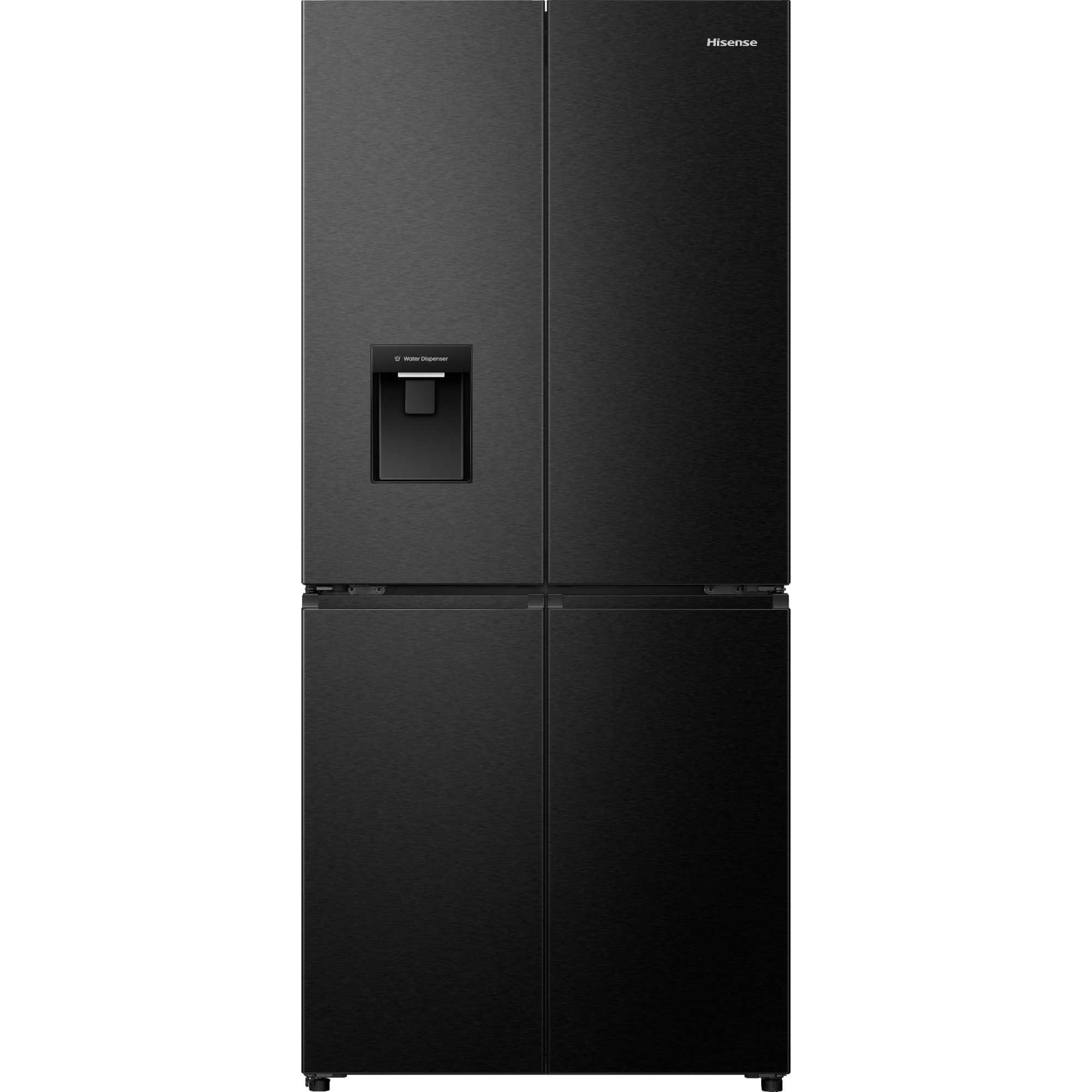 Hisense American Style Fridge Freezer 60/40 Total No Frost - Black - RQ5P470SMFEk