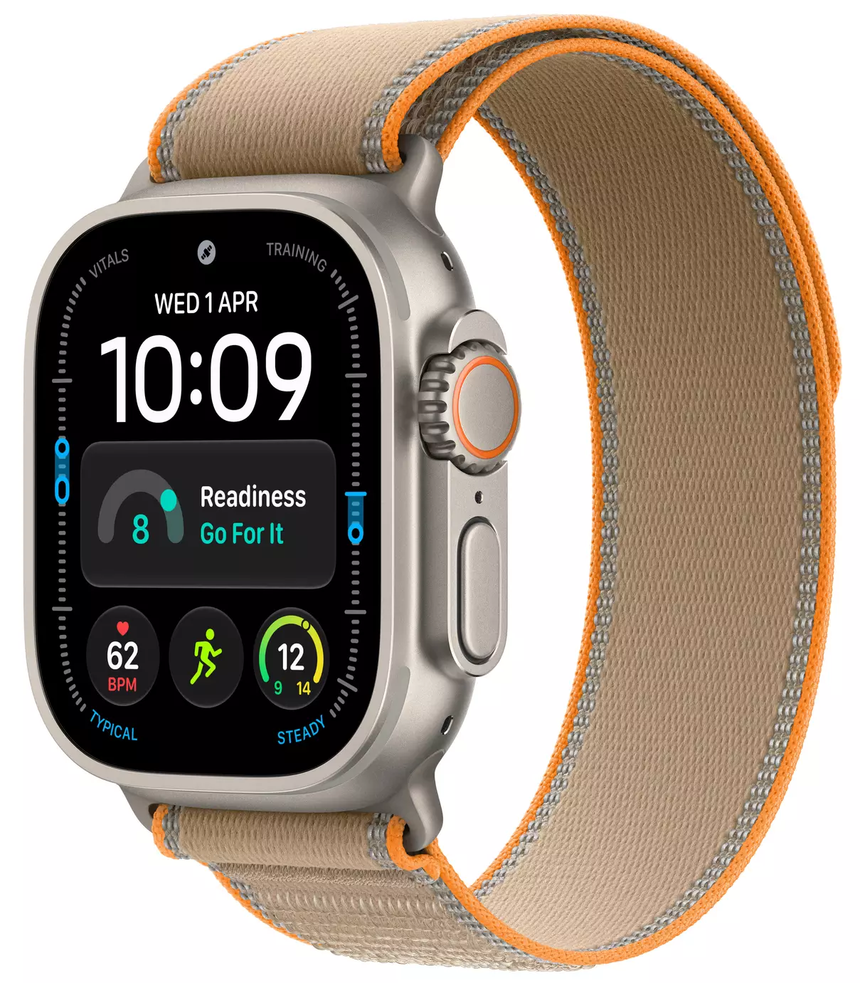 Apple Watch Ultra 4 GPS + Cell 49mm Titanium Case Sand Trail Loop - M/L