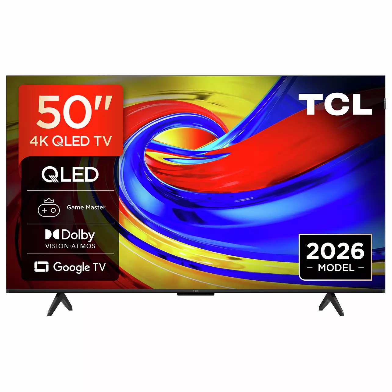 TCL 50 Inch 50P7L-UK Smart 4K UHD HDR QLED Google TV