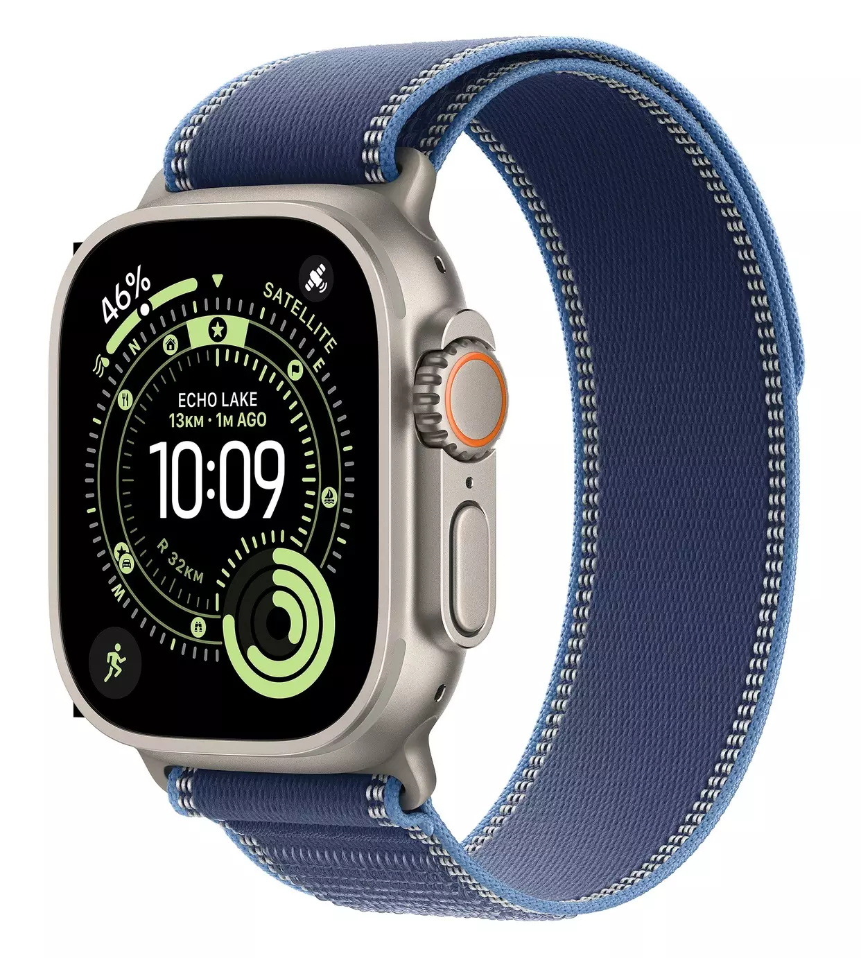 Apple Watch Ultra 3 GPS+Cell 49mm Bright Blue Trail Loop S/M