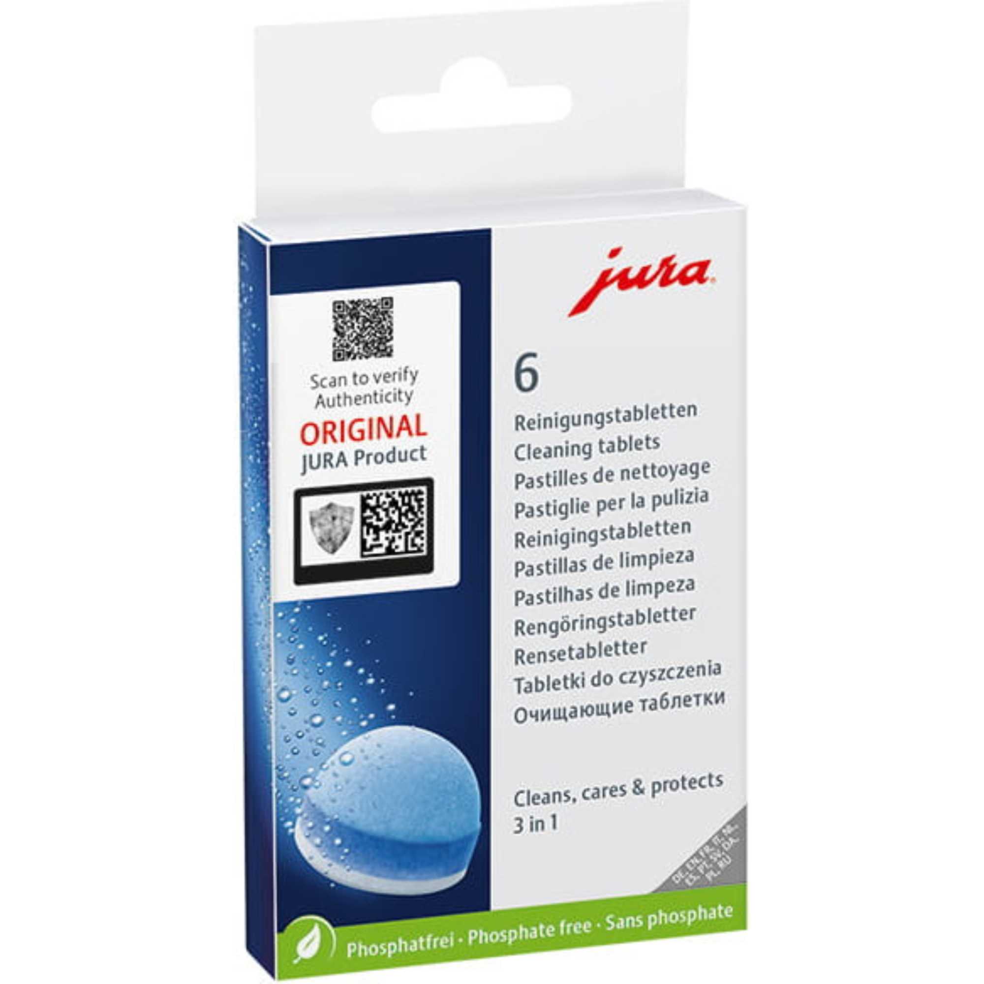 24225 3 Phase Cleaning Tablets 6 Pack | JUR-24225