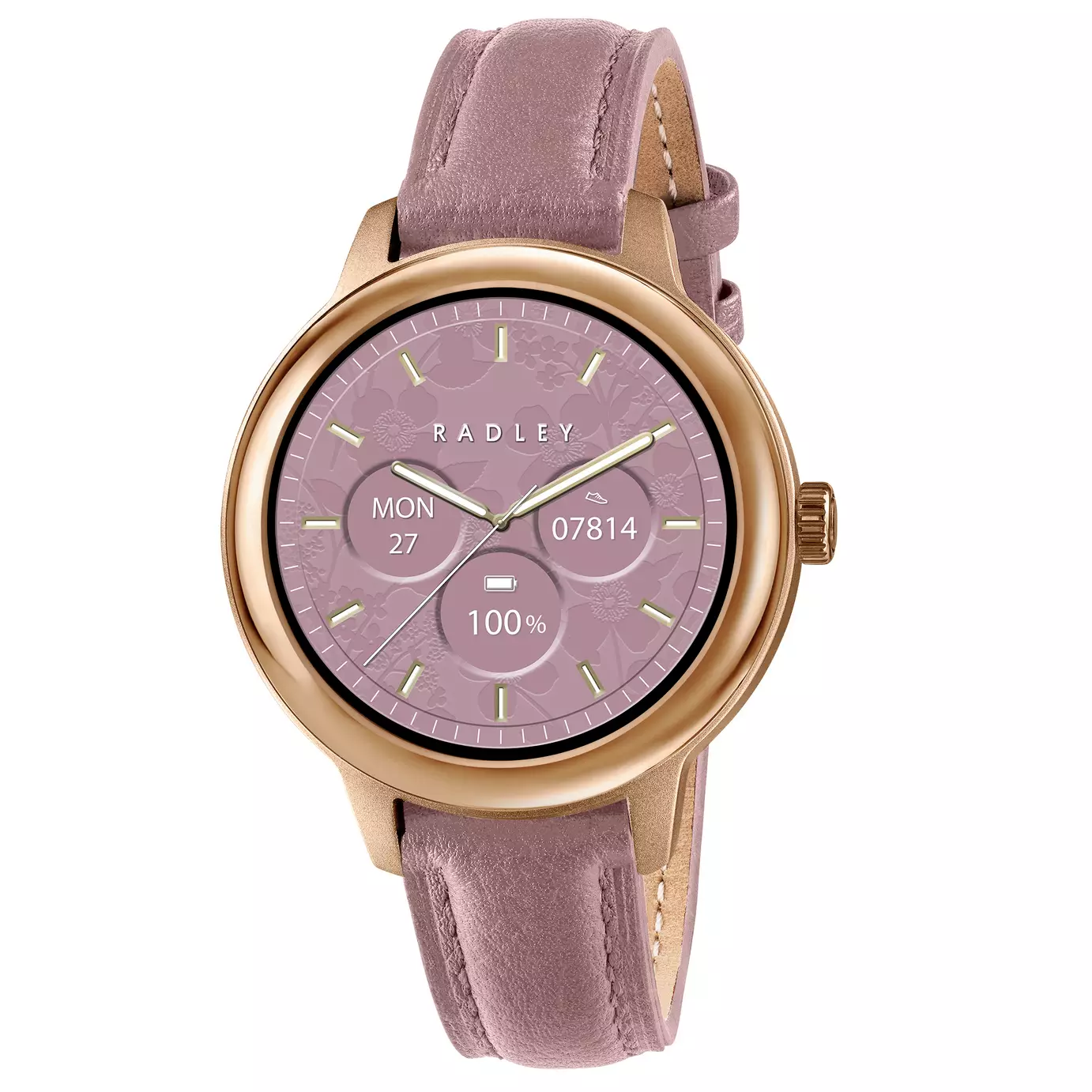 Radley Series 59 Blossom Pink Leather Strap Smart Watch