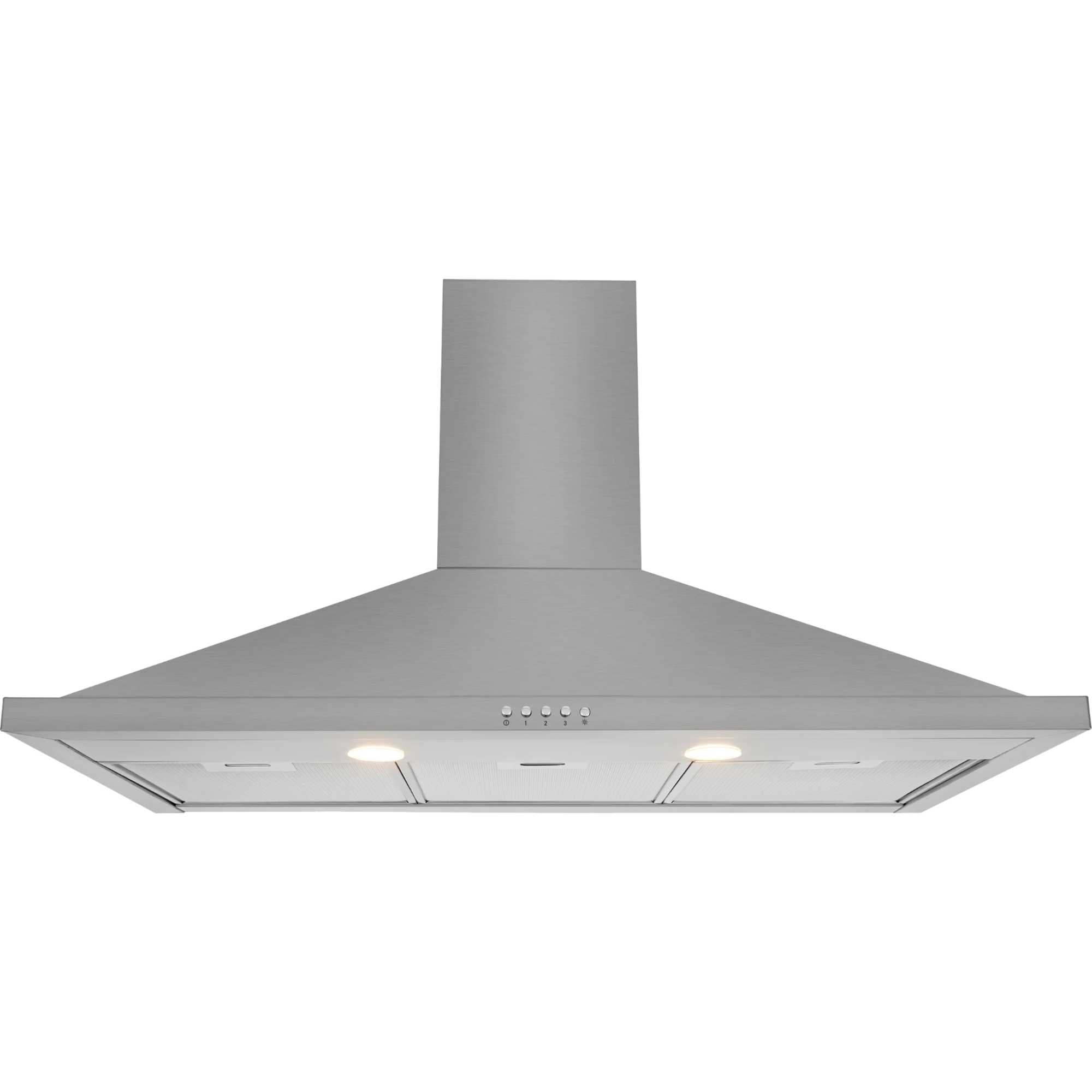 Leisure\\ H92PX 90cm Traditional Chimney Hood - Stainless Steel