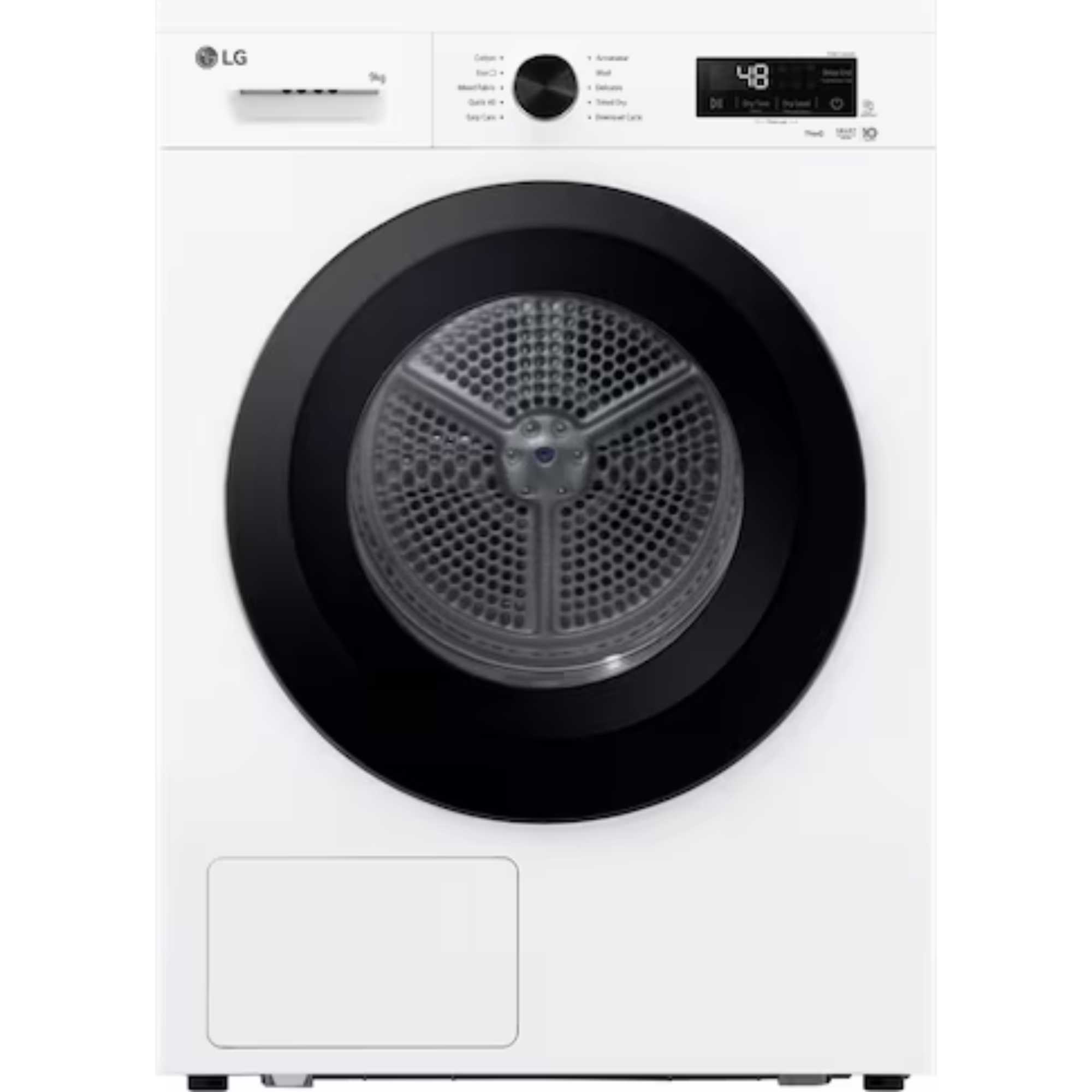 LG RHX1009NWK 9kg Dual Inverter Heat Pump Tumble Dryer - White