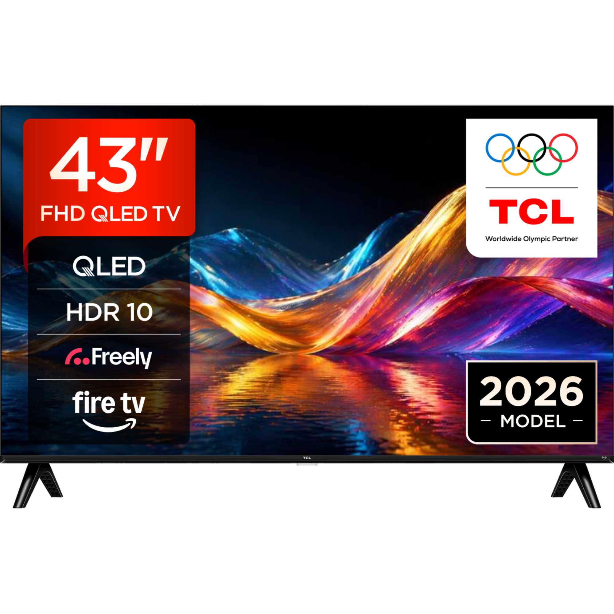 TCL V5D-UK 43" Full HD HDR QLED Freely Smart TV