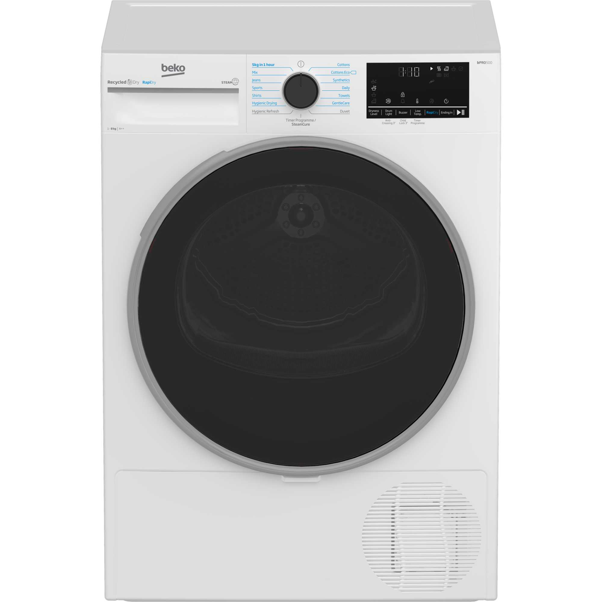 Beko B5T48231RW 8kg Heat Pump Tumble Dryer - White