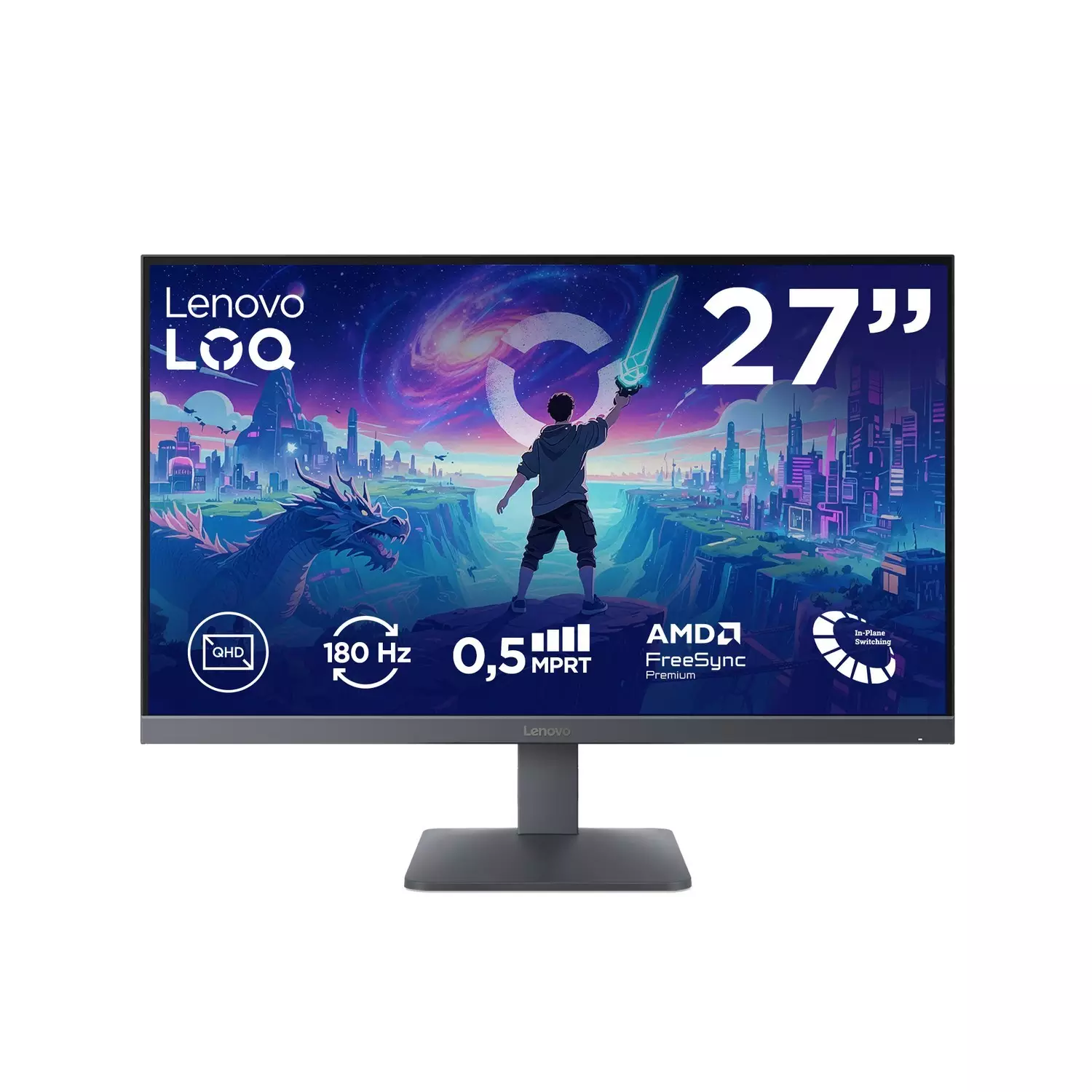 Lenovo LOQ 27Q-10 27 Inch 180Hz QHD IPS Gaming Monitor