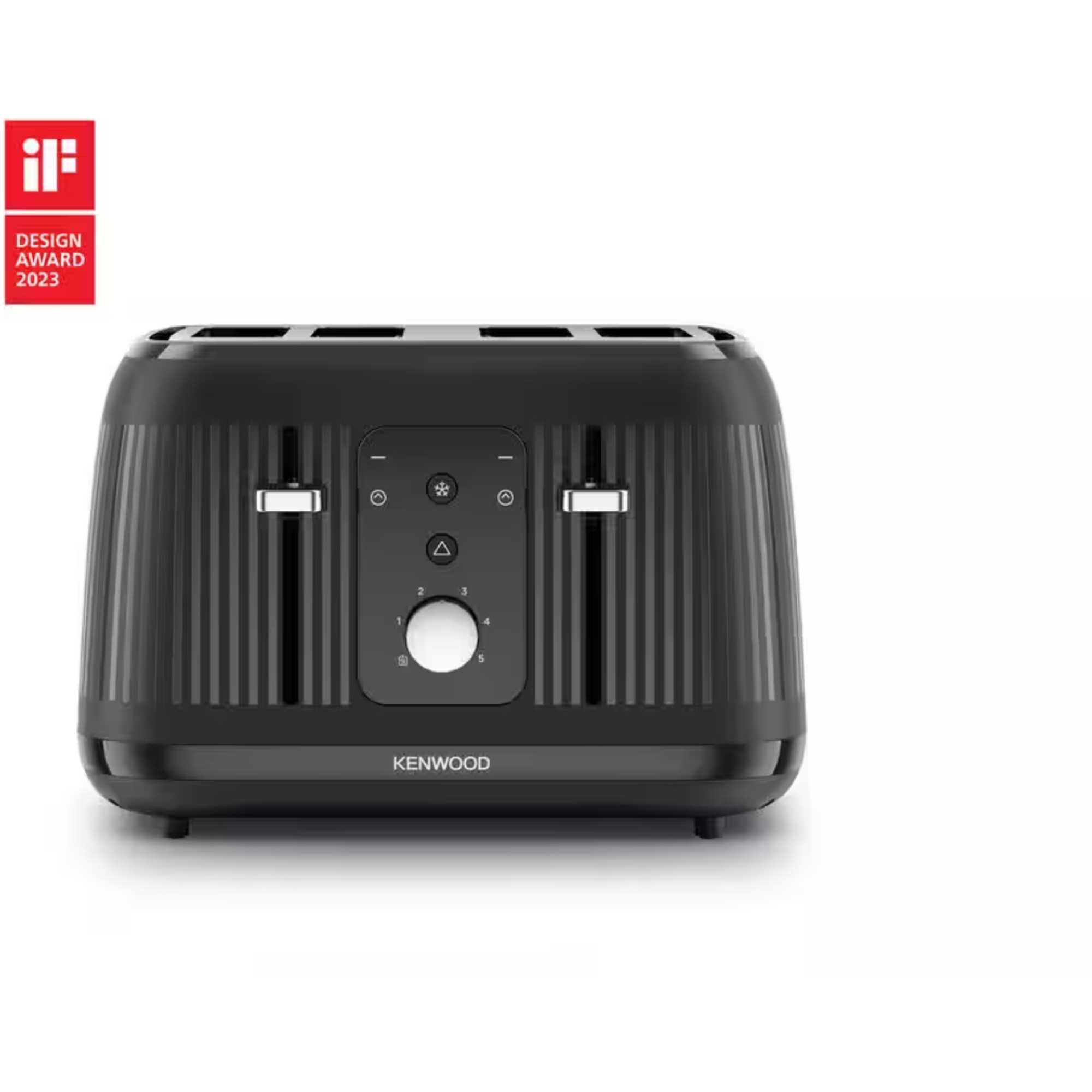 Dawn 4 Slice Toaster TFP09.000BK - Midnight Black | KEN-TFP09.000BK