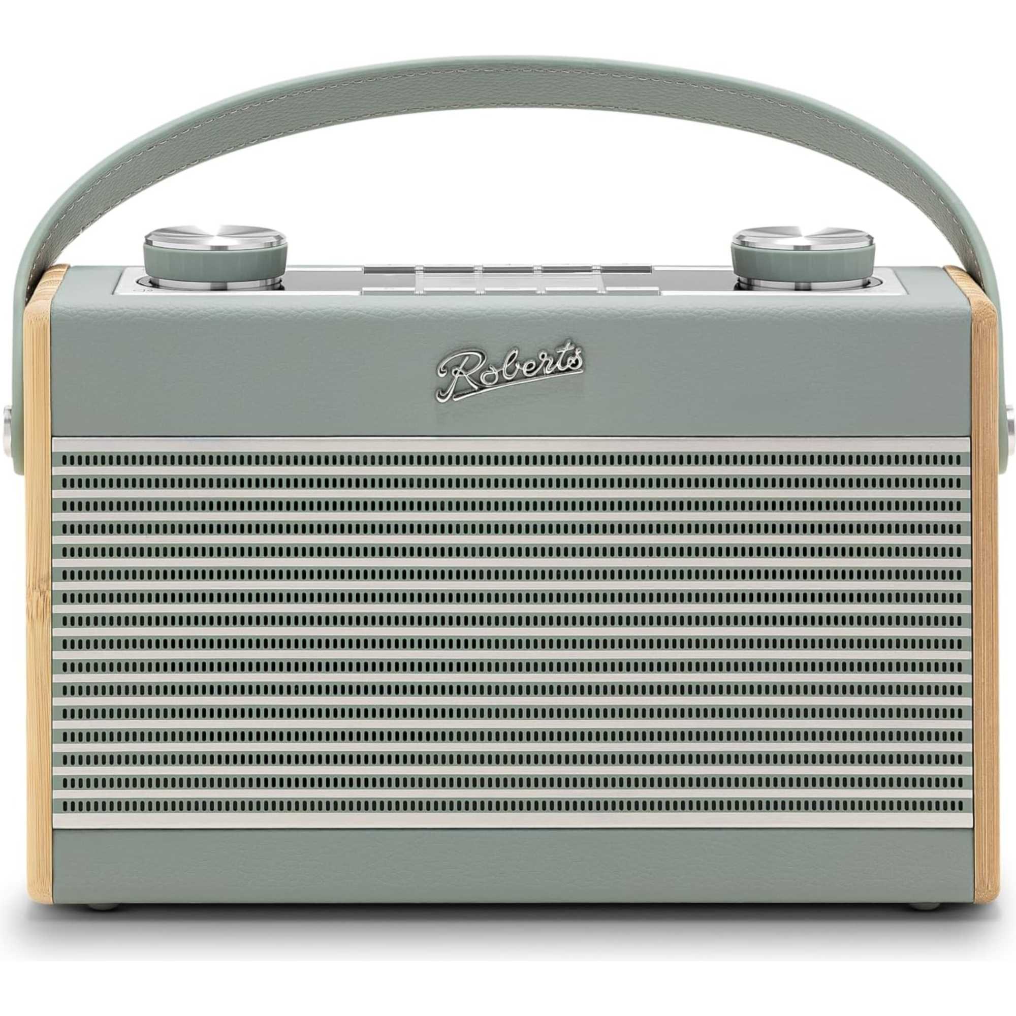 Roberts RAMBLERCLADE Revival Rambler Classic FM/DAB+ Bluetooth Digital Radio - Duck Egg