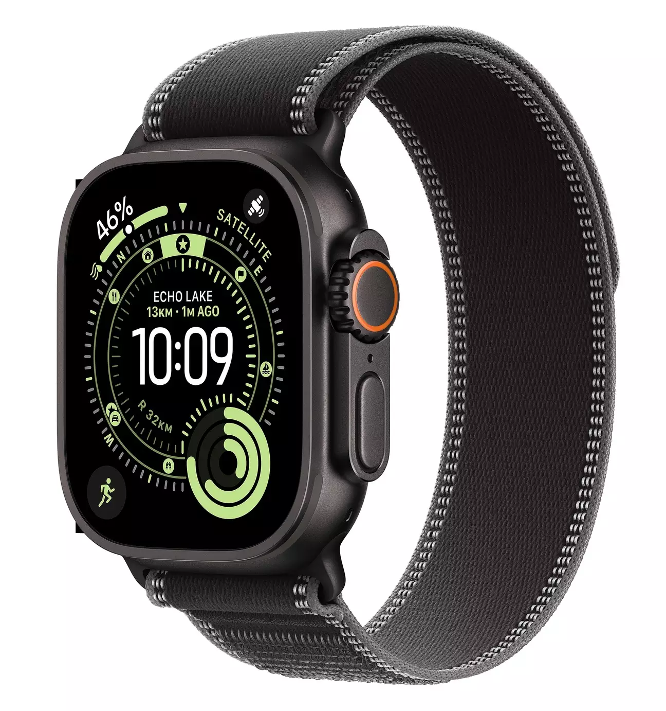 Apple Watch Ultra 3 GPS+Cell 49mm Charcoal Trail Loop - S/M