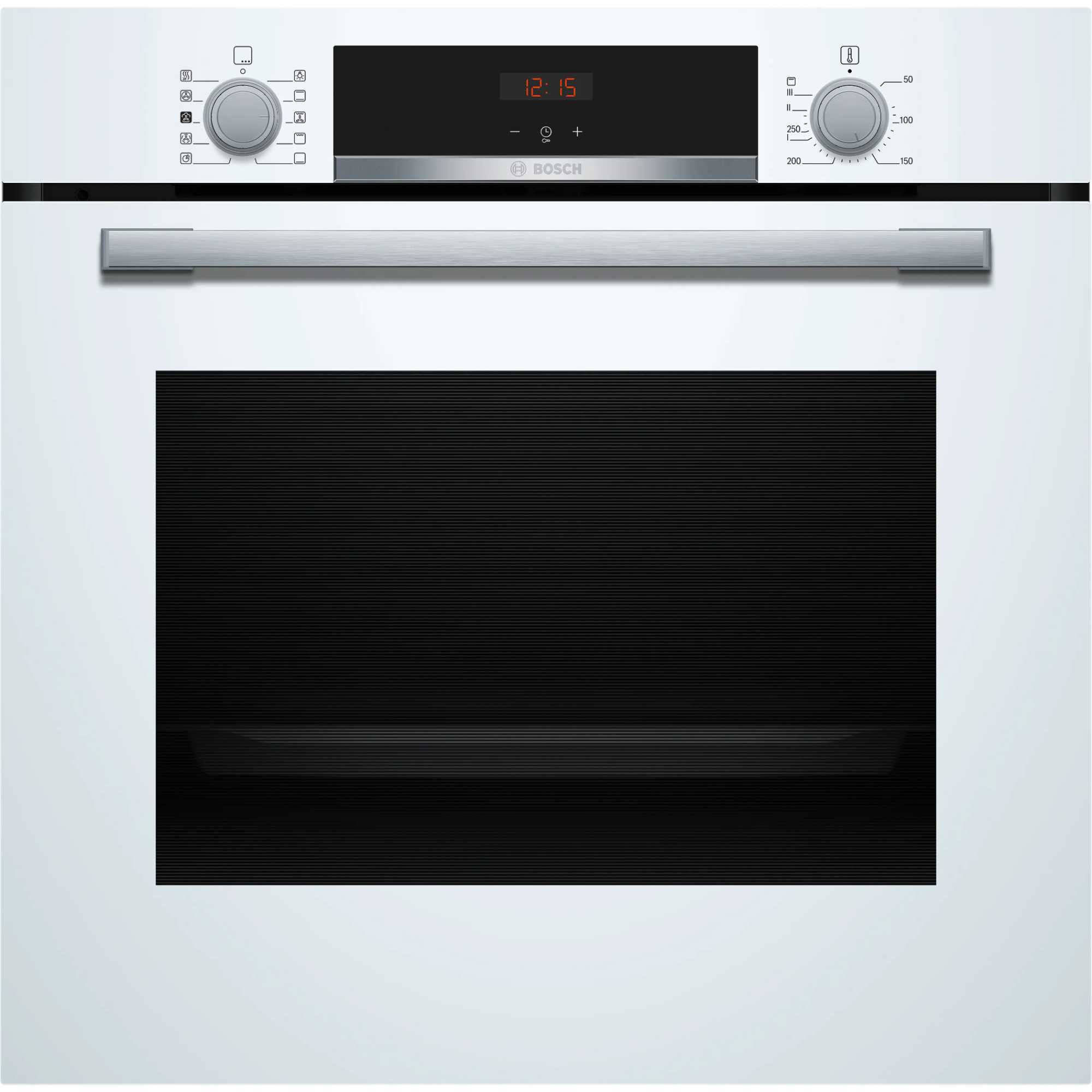 Bosch Series 4 HQA534BW3B Built-In Single Oven with Steam Function - White