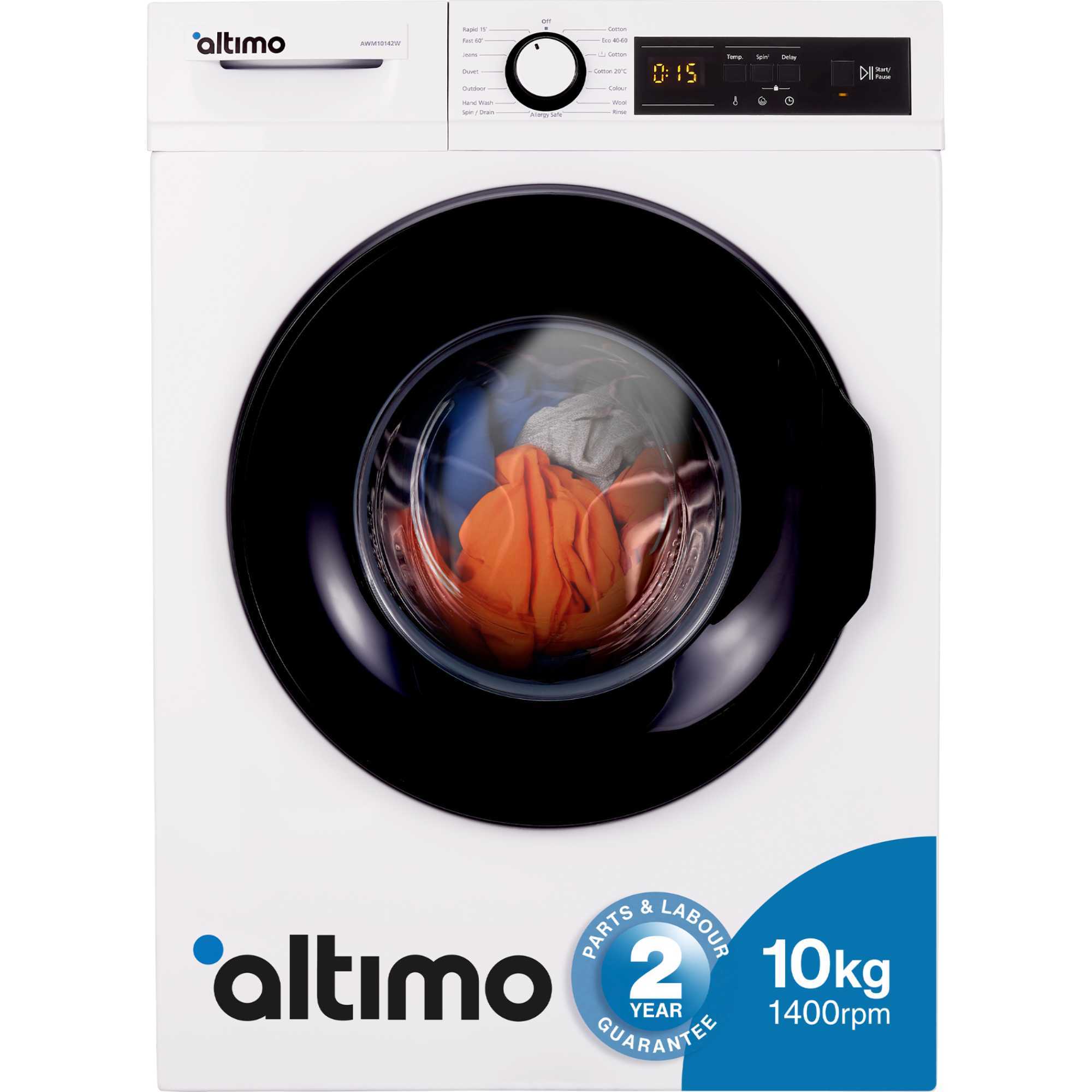 Altimo 10kg 1400rpm Washing Machine